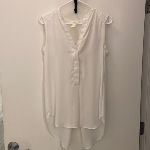 H&M White Tank Size 4 - Picture 1 of 4
